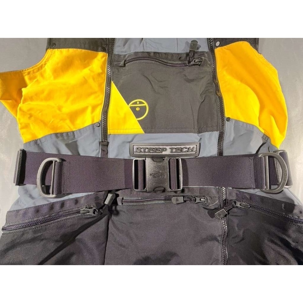 North Face Steep Tech Apogee Vest Yellow & Black Size M - Picture 11 of 16